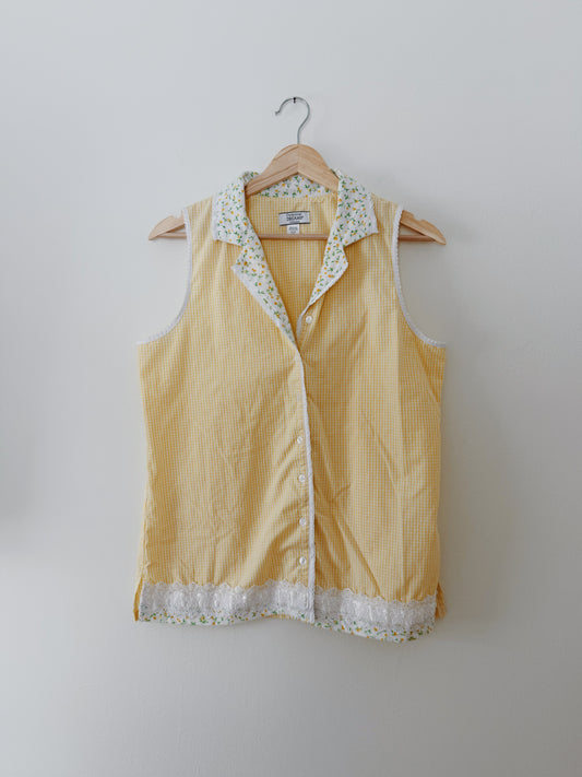 Yellow Floral Tank (S)