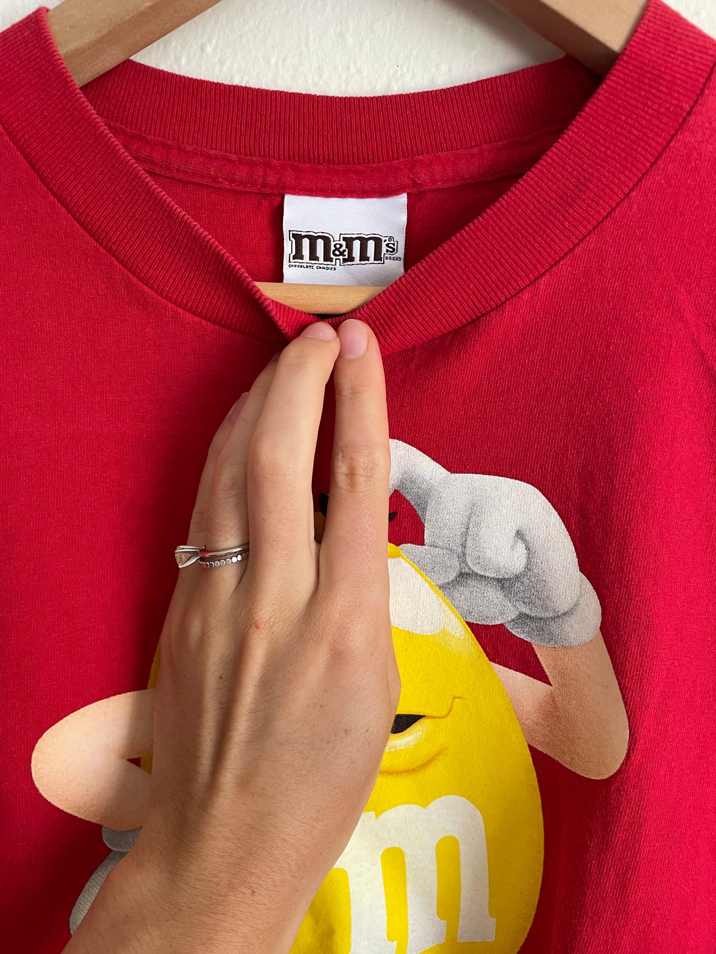 Yellow M & M Tee ( L )