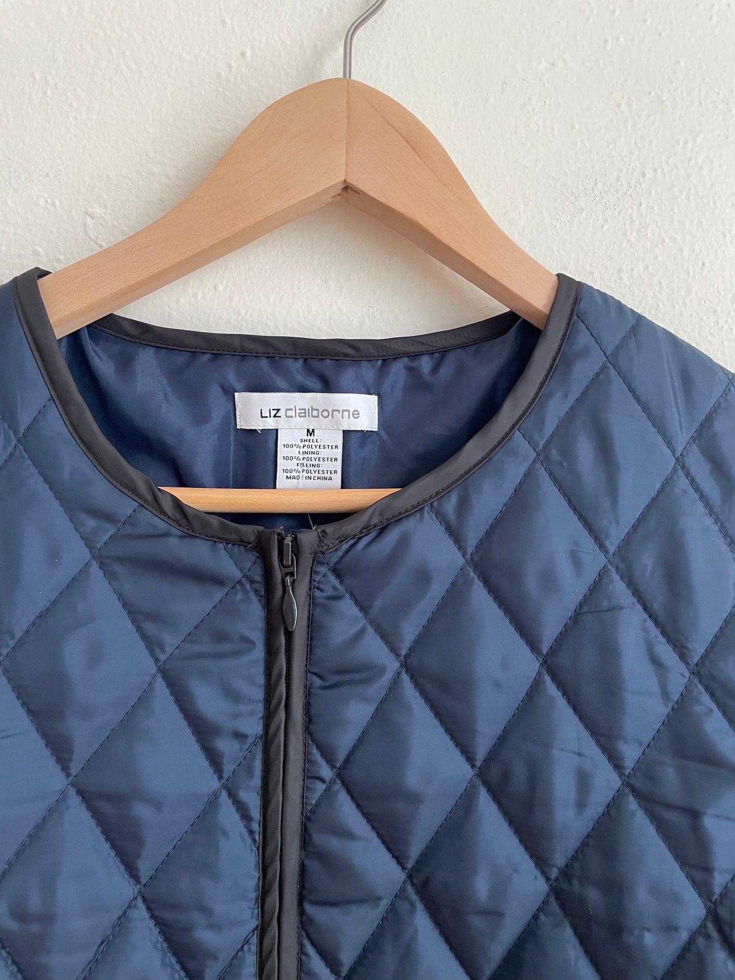 Navy Quilt Jacket