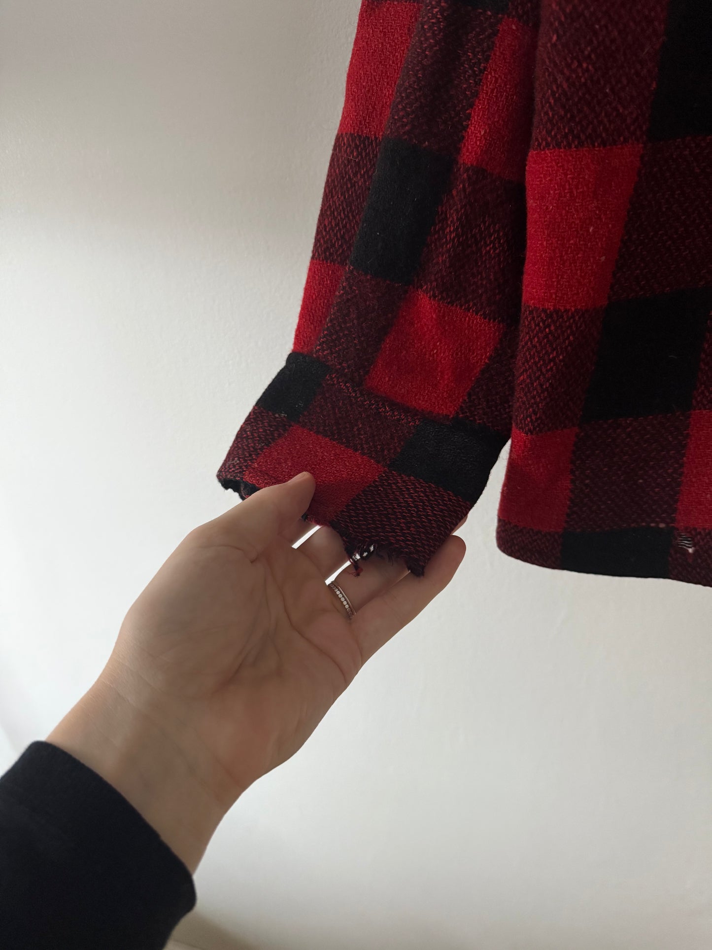 Vintage Buffalo Plaid Jacket (L)