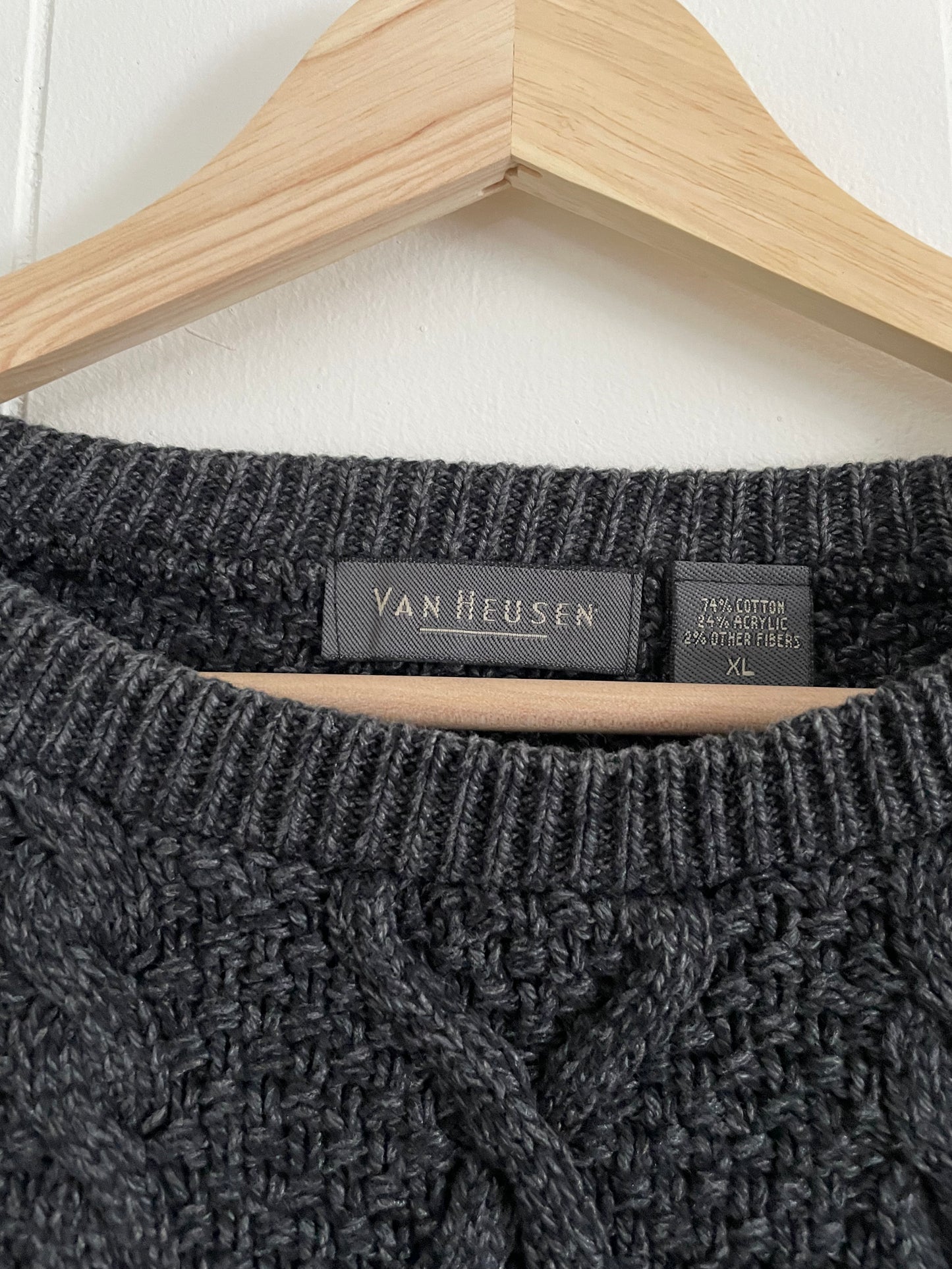 Cable Knit Sweater (XL)