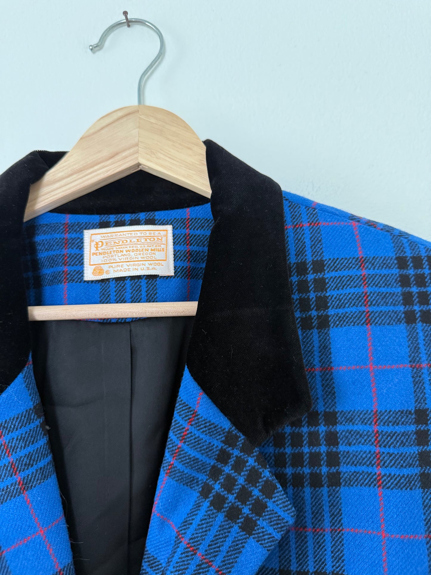 Vintage Pendleton Checkered Blazer