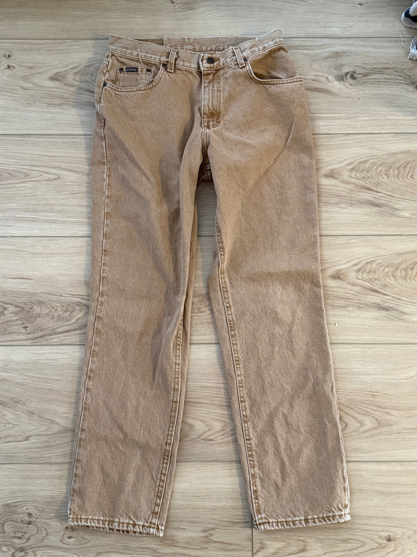 Tan Straight Leg Lee Jeans (32x30)