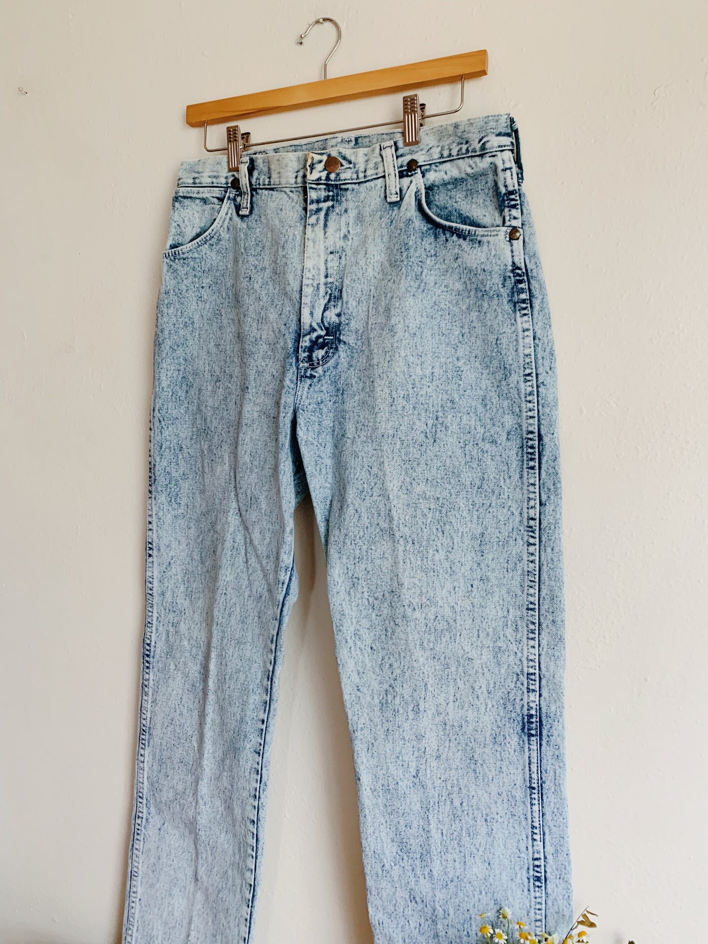 Vintage Wrangler Acid Wash Jeans (32x33)