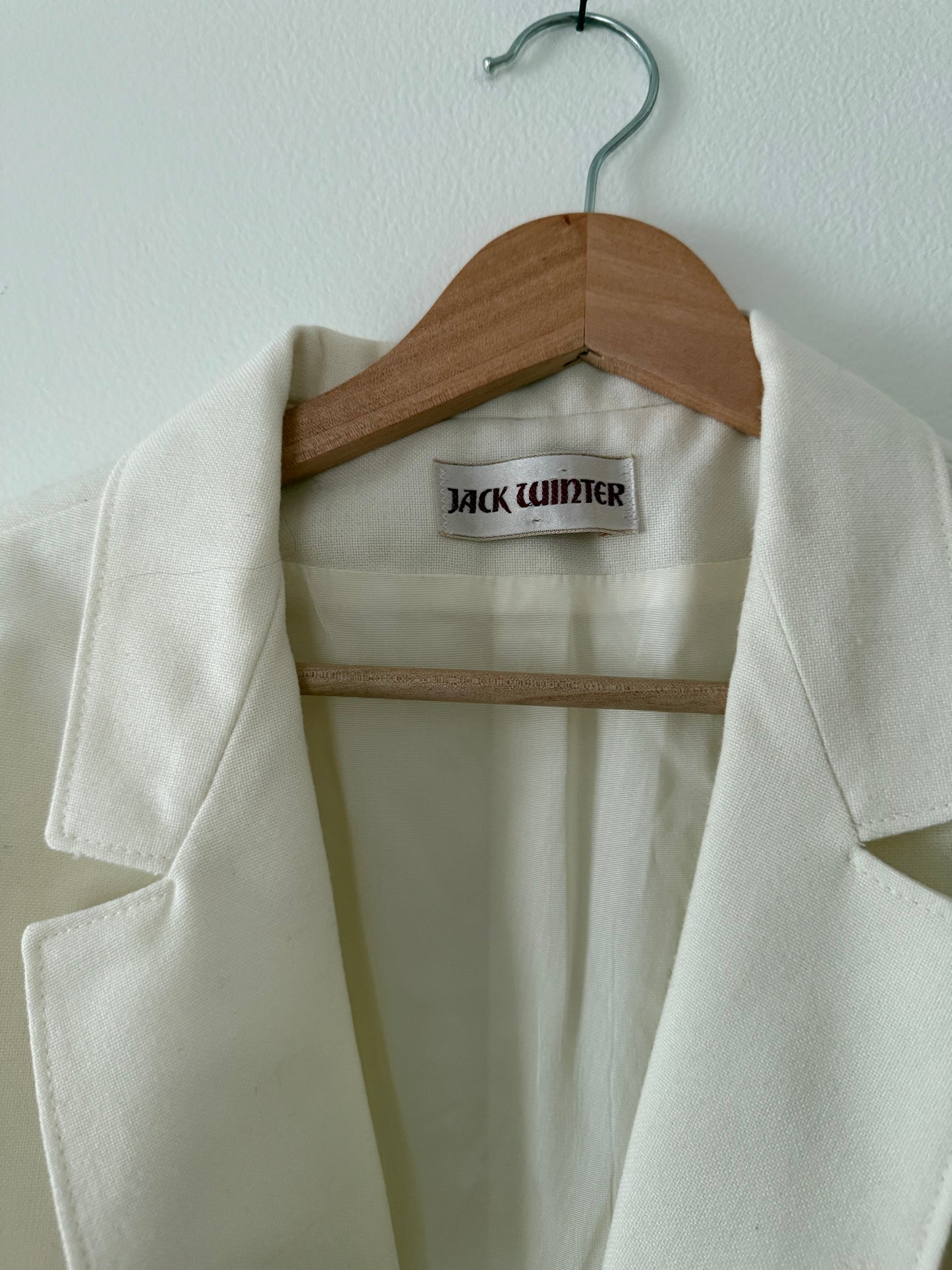 Vintage White Blazer