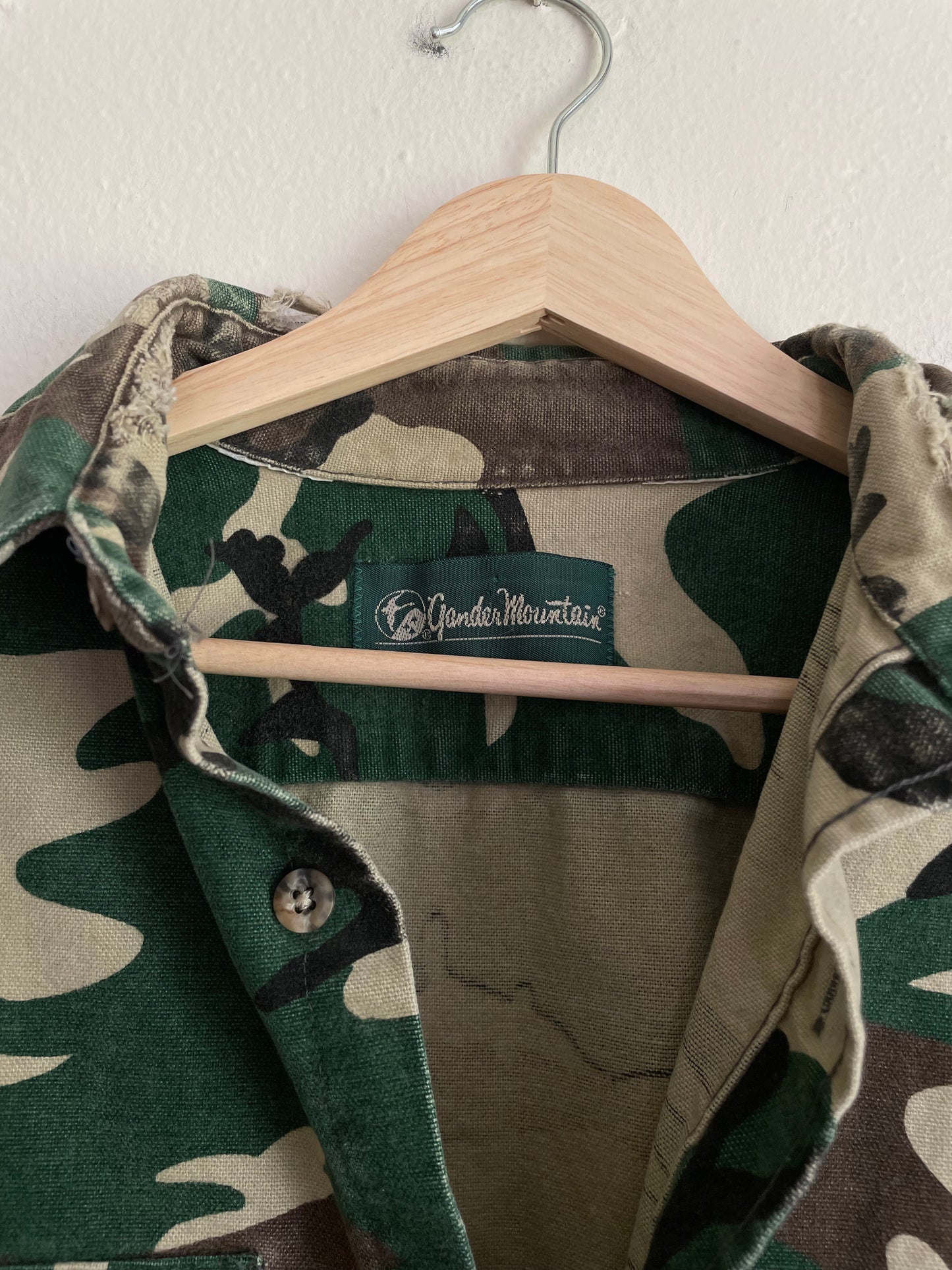 Camo Button Down