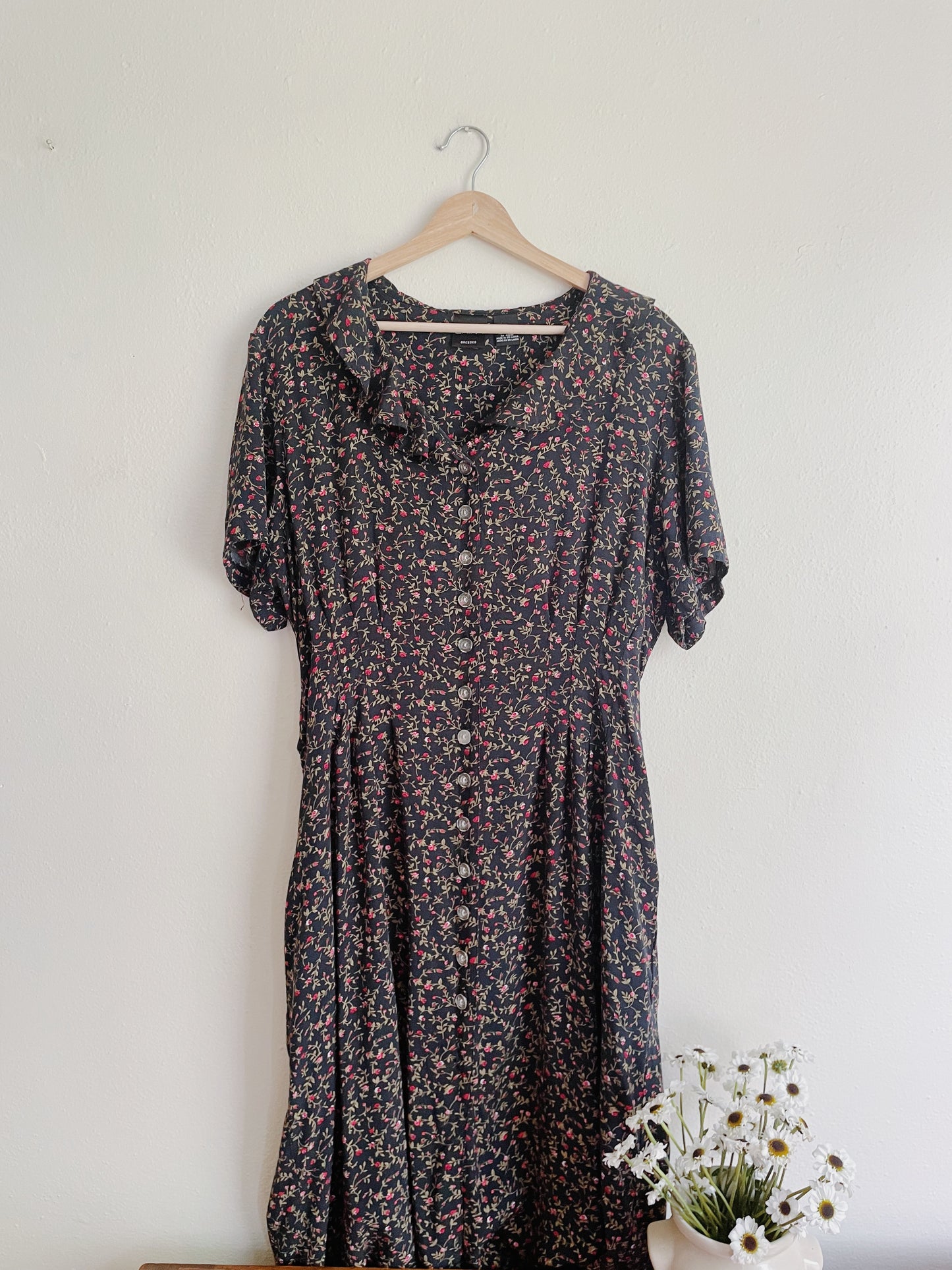 Vintage Floral Dress (XL)