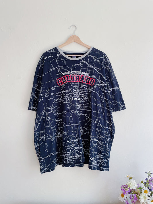 Colorado Map Tee (XXXL)