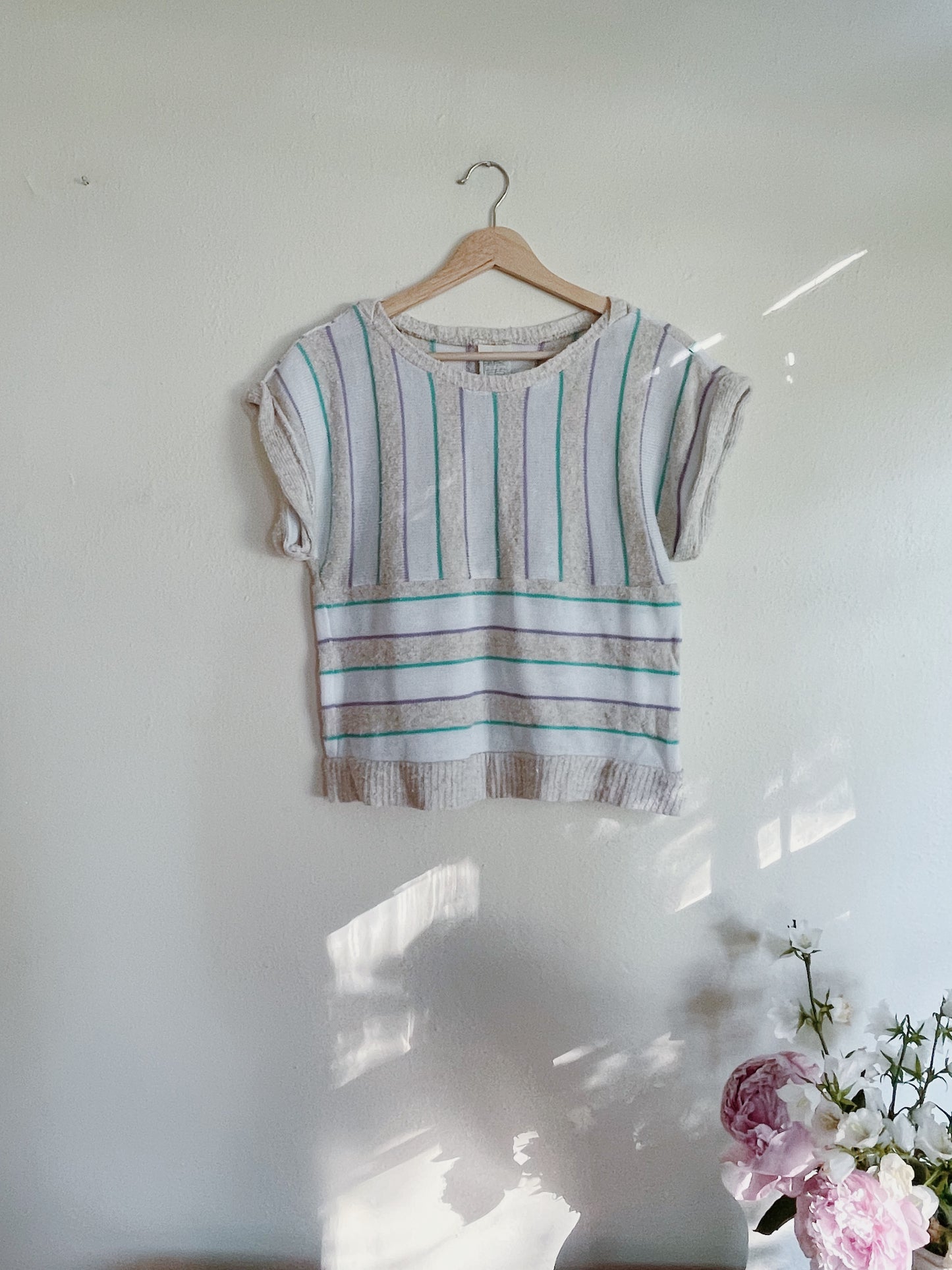 Knit Stripe Top (L)