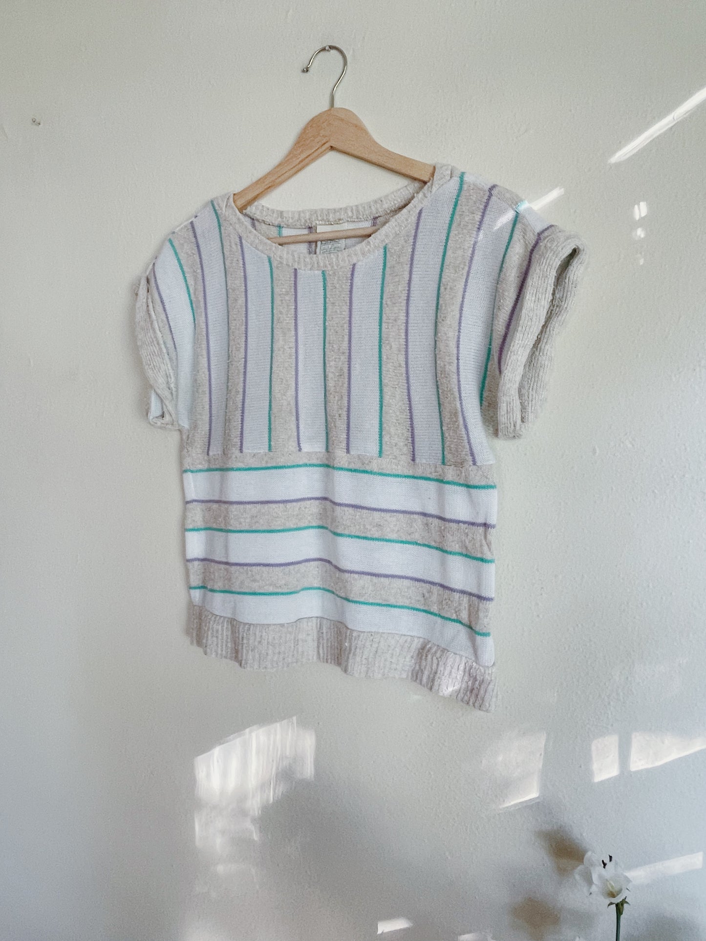 Knit Stripe Top (L)